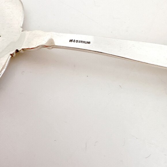 GORHAM STERLING SILVER ASPARAGUS TONGS 9" LONG CHANTILLY NO MONOGRAM - Picture 12 of 13